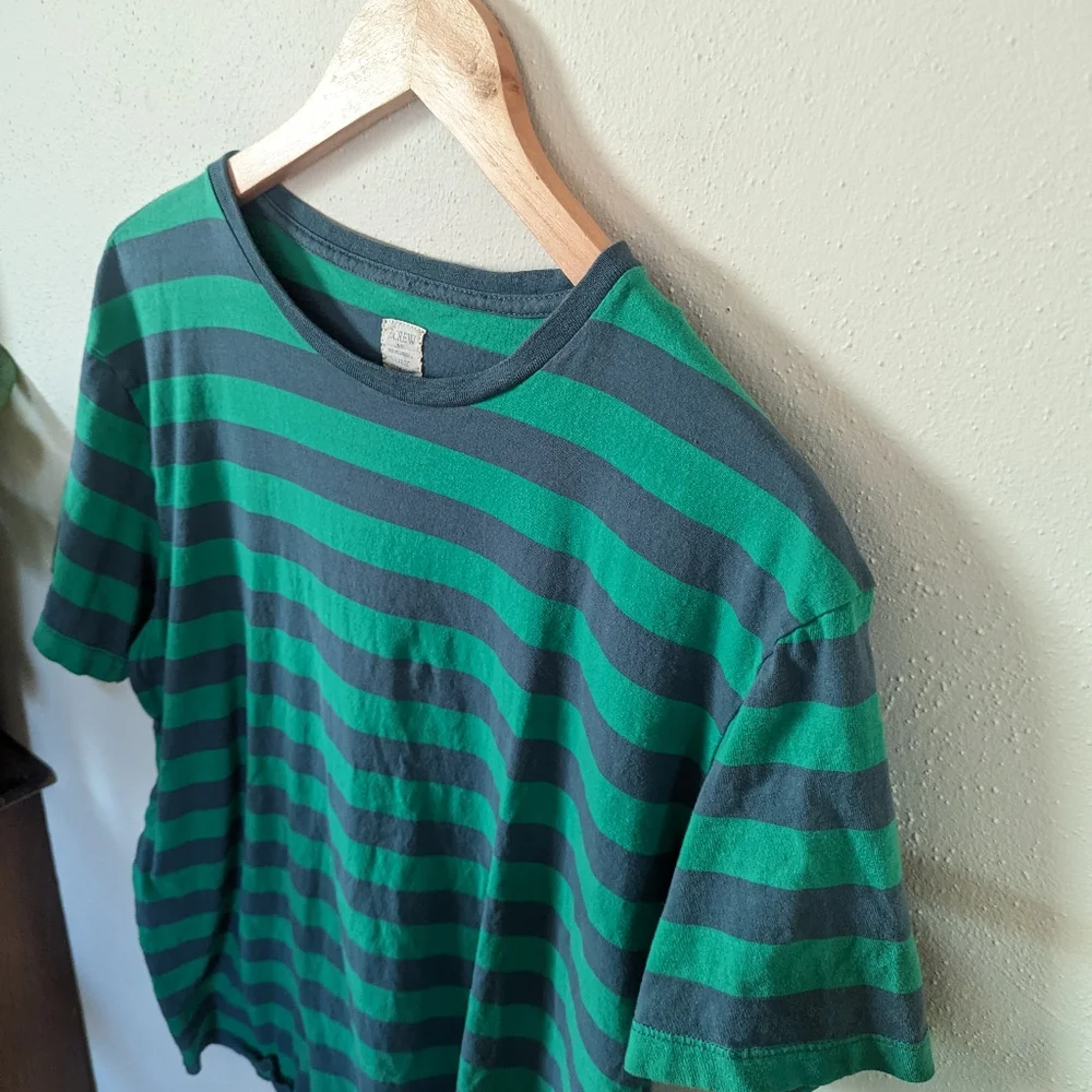 J. Crew | Slim Fit | Striped Short Sleeve Shirt